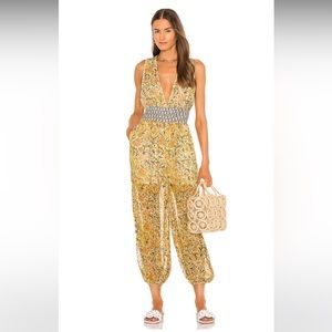Free People Maria’s Jumpsuit in Multi combo